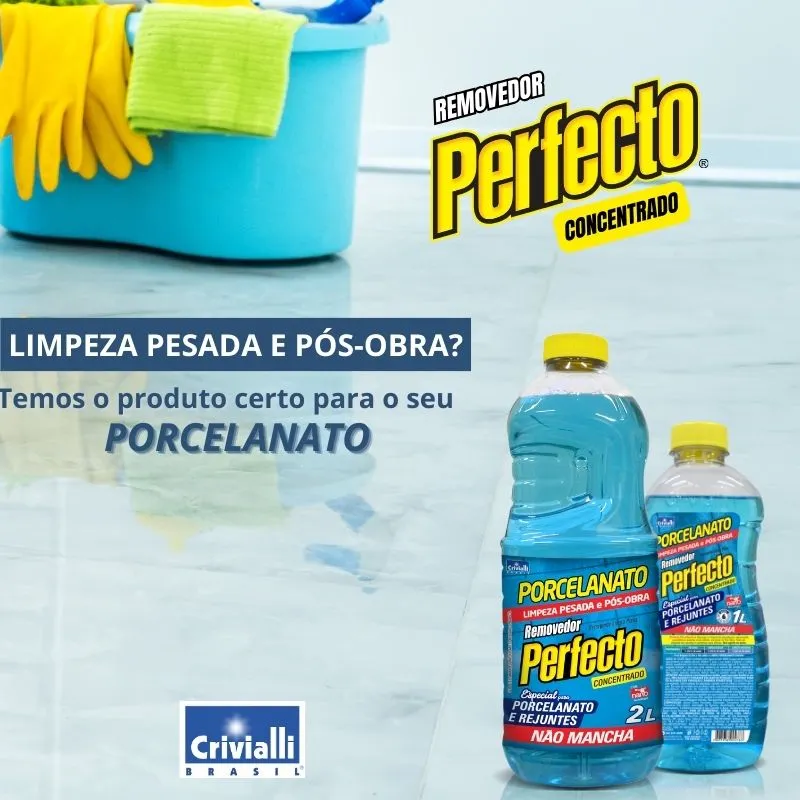 Imagem ilustrativa de Produto para limpar piso porcelanato