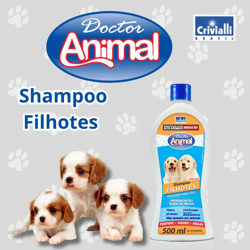 Imagem ilustrativa de Shampoo para cachorro filhote